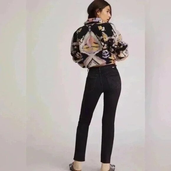 Mother Jeans The High Wasted Rascal Ankle Snippet in Thunder Road Size 27 - Picture 3 of 3